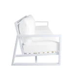 Avondale Wrought Aluminum Outdoor Sofa Sleek Design - Image 10