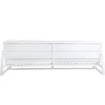 Avondale Wrought Aluminum Outdoor Sofa Sleek Design - Image 5