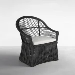 Soho Woven N-dura Resin Wicker Outdoor Arm Chair - Image 13