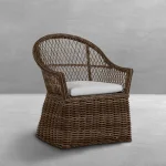 Soho Woven N-dura Resin Wicker Outdoor Arm Chair - Image 15