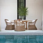 Soho Woven N-dura Resin Wicker Outdoor Arm Chair - Image 4