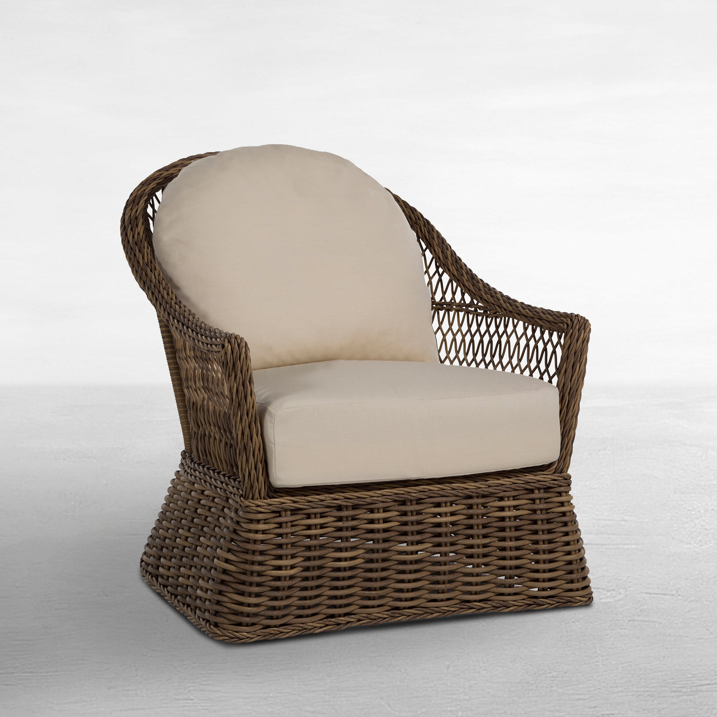 Soho Woven N-dura Resin Wicker Outdoor Lounge Chair