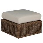 Soho Woven N-dura Resin Wicker Outdoor Ottoman - Image 12