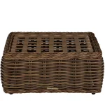 Soho Woven N-dura Resin Wicker Outdoor Ottoman - Image 9