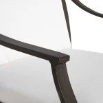 Monaco Wrought Aluminum Outdoor Swivel Rocking Arm Chair