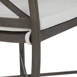 Monaco Wrought Aluminum Outdoor Side Chair - Image 3
