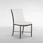 Monaco Wrought Aluminum Outdoor Side Chair - Image 4