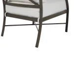 Monaco Wrought Aluminum Outdoor Lounge Chair - Image 6