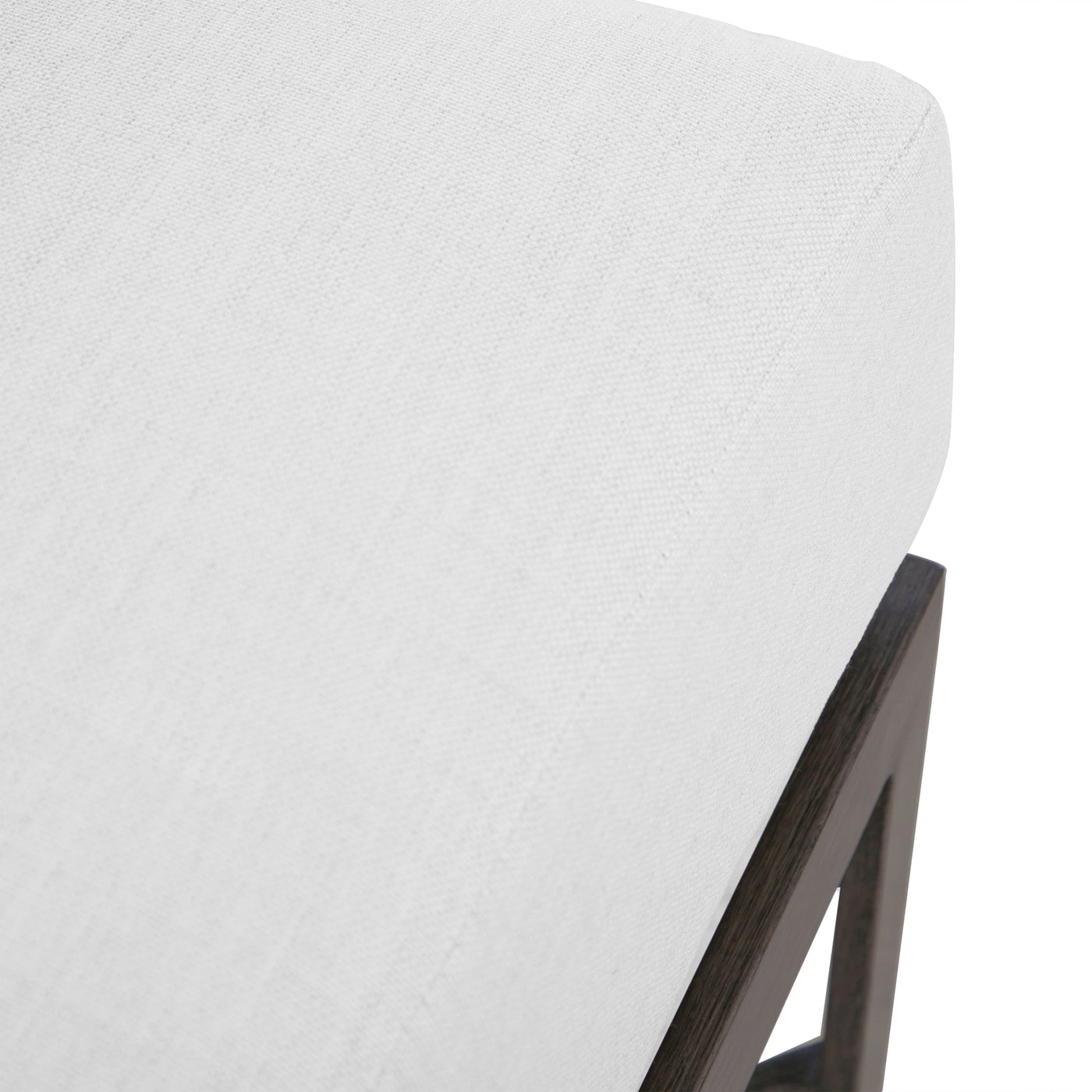 3424-105381459 Monaco Wrought Aluminum Outdoor Ottoman - Image 1