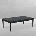 Brookings Aluminum Rectangle Outdoor Coffee Table - Image 7