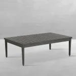 Brookings Aluminum Rectangle Outdoor Coffee Table - Image 15