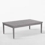 Brookings Aluminum Rectangle Outdoor Coffee Table - Image 16