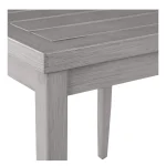 Brookings Aluminum Square Outdoor Slatted End Table - Image 5