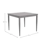 Brookings Aluminum Square Outdoor Table - Image 9