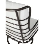 Carmel Wrought Aluminum Outdoor Swivel Rocker Lounge