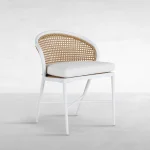 Havana Cane N-dura Resin Wicker Outdoor Side Chair - Image 5