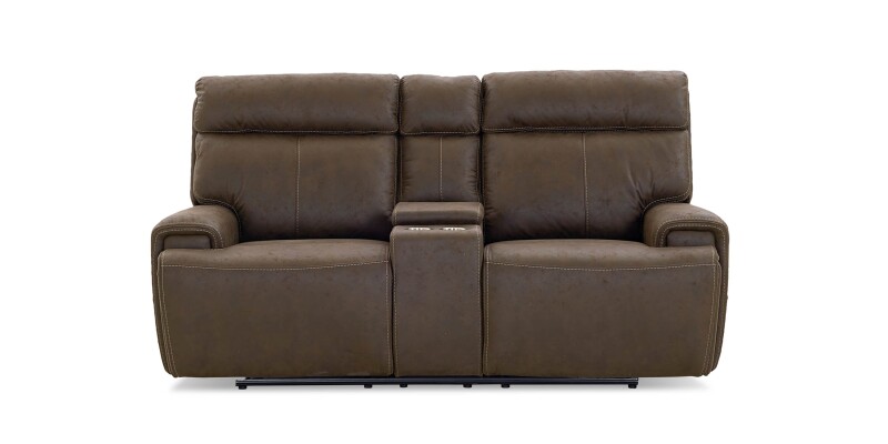 Nathan Power Reclining Loveseat with Center Console
