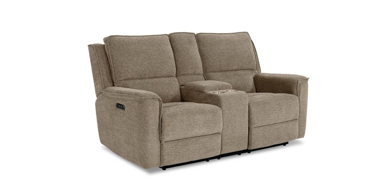 Calvin Power Reclining Loveseat with Center Console