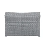Halo N-dura Resin Wicker Outdoor Woven Ottoman - Image 4