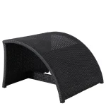 Halo N-dura Resin Wicker Outdoor Woven Ottoman - Image 7
