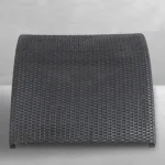 Halo N-dura Resin Wicker Outdoor Woven Ottoman - Image 8