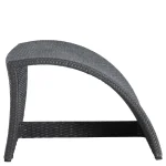 Halo N-dura Resin Wicker Outdoor Woven Ottoman - Image 9