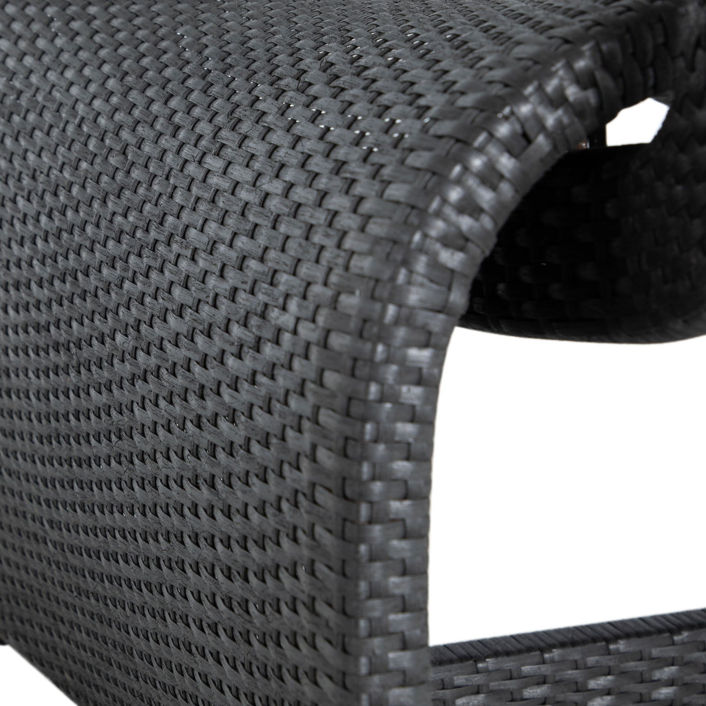 Halo N-dura Resin Wicker Stackable Outdoor Lounge Chair
