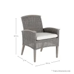 Astoria N-dura Resin Wicker Outdoor Arm Chair