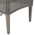 Astoria N-dura Resin Wicker Outdoor Arm Chair - Image 4