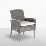 Astoria N-dura Resin Wicker Outdoor Arm Chair - Image 8