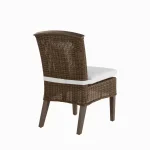 Astoria N-dura Resin Wicker Outdoor Side Chair - Image 3