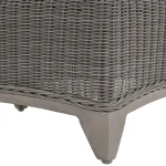 Astoria N-dura Resin Wicker Outdoor Woven Ottoman - Image 6