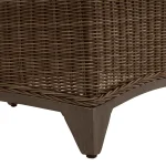 Astoria N-dura Resin Wicker Outdoor Woven Ottoman - Image 11