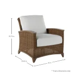 Astoria N-dura Resin Wicker Outdoor Lounge Chair - Image 19