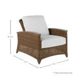 Astoria N-dura Resin Wicker Outdoor Recliner Chair - Image 11