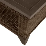 Astoria Wicker Rectangle Outdoor Coffee Table 48. 25 In. W X 16.75 In. H - Image 7