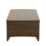 Astoria Wicker Rectangle Outdoor Coffee Table 48. 25 In. W X 16.75 In. H - Image 14