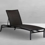 Aire N-dura Resin Wicker Outdoor Chaise Lounge - Image 9