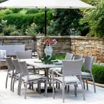 Skye Woven N-dura Resin Wicker Stackable Outdoor Arm Chair