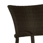 Skye Woven N-dura Resin Wicker Stackable Outdoor Arm Chair - Image 13
