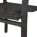 Skye Woven N-dura Resin Wicker Stackable Outdoor Arm Chair - Image 14