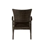 Skye Woven N-dura Resin Wicker Stackable Outdoor Arm Chair - Image 9
