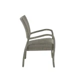 Skye Woven N-dura Resin Wicker Stackable Outdoor Arm Chair - Image 7