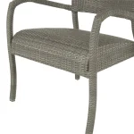 Skye Woven N-dura Resin Wicker Stackable Outdoor Arm Chair - Image 5