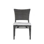 Skye Woven N-dura Resin Wicker Stackable Outdoor Side Chair - Image 8