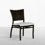 Skye Woven N-dura Resin Wicker Stackable Outdoor Side Chair - Image 17