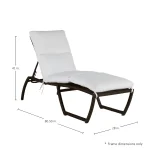 Skye N-dura Resin Wicker Outdoor Chaise Lounge - Image 45