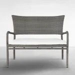 Skye N-dura Resin Wicker Outdoor Woven Bench 44.5 In. - Image 19