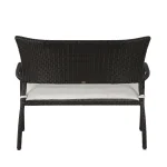 Skye N-dura Resin Wicker Outdoor Woven Bench 44.5 In. - Image 10