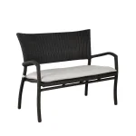 Skye N-dura Resin Wicker Outdoor Woven Bench 44.5 In. - Image 9